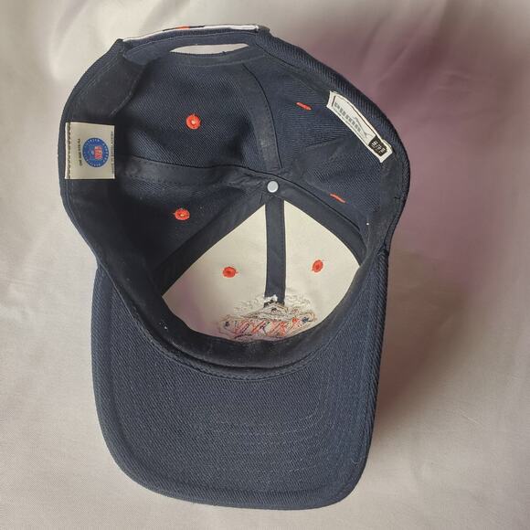 Super Bowl XXXV Hat 2001 Tampa NFL Mirage Puma Navy Adjustable Cap Vintage - Picture 6 of 11